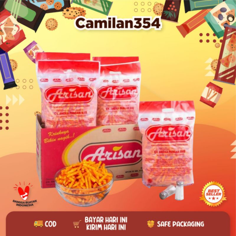 Jual Arisan Stik Balado 400gr Snack Stick Pedas Manis Jajanan Murah Shopee Indonesia