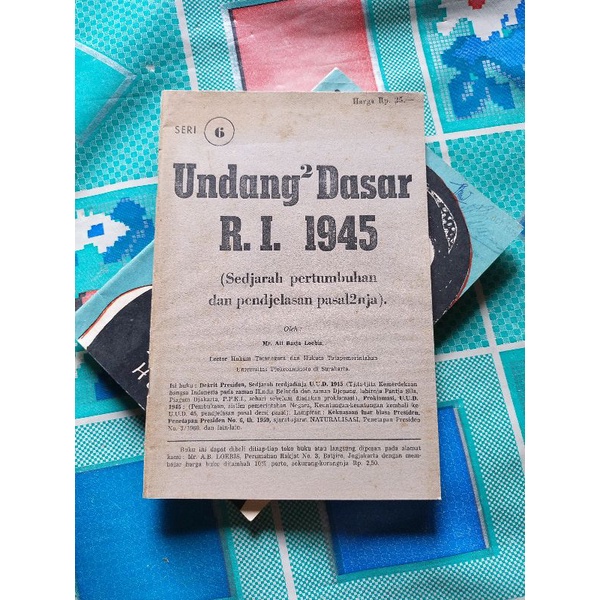 Jual Buku Original Buku UNDANG-UNDANG DASAR REPUBLIK INDONESIA 1945 ...