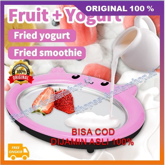 Jual Ice Cream Roll Maker Alat Pembuat Ice Cream dan Yogurt 100% ASLI ...