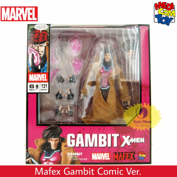 MAFEX No.131 X-Men CT Toys Gambit Comic Ver. Action Figure New Boxed In Stock EB