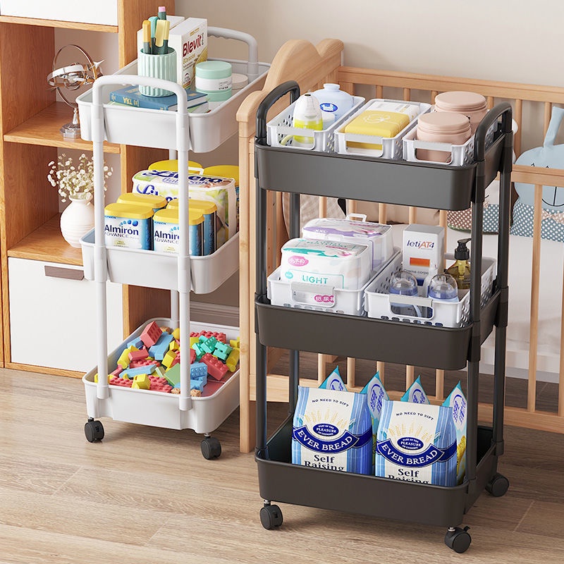Jual (3KG) SHENAR HANA TROLLEY/TROLI/RAK TROLI/RAK SUSUN/RAK RODA/RAK ...
