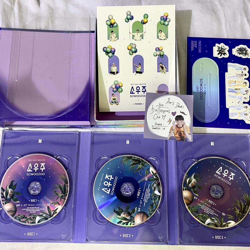 Jual BTS DVD SWZ Unsealed // Open Sharing BTS DVD SWZ Soowoozoo Cd ...