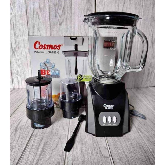 Jual COSMOS CB 282 G/ BLENDER 3 IN 1 Cosmos (kaca) | Shopee Indonesia