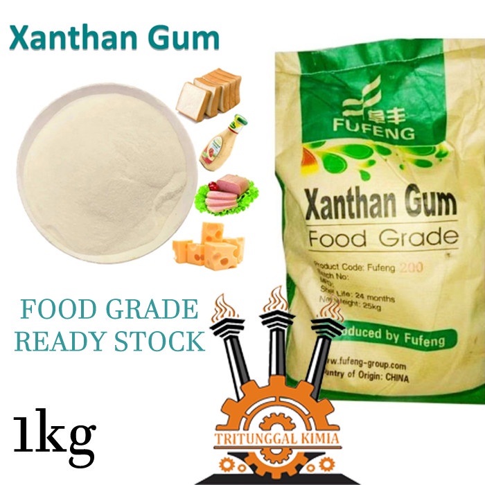 Jual Tepung Xanthan Gum Halal Xantan Pengental Makanan Minuman Yogurt
