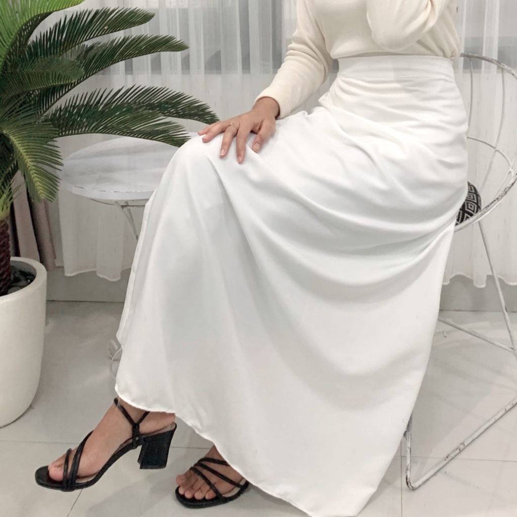 Jual ROK POLOS A-LINE / GEA SKIRT POLOS / ROK KERJA BASIC SKIRT WANITA ...