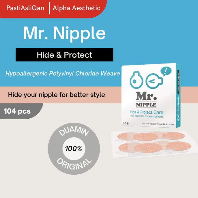 Mr.Nipple Hide & Schutz Pflege (Mens Nippel zu verbergen & Care System) / 50 Paar (100 Stück) Nippel Cover für Männer