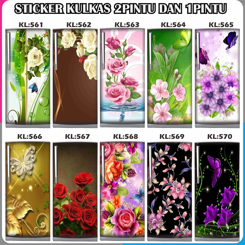 Jual Stiker kulkas 2 pintu sticker kulkas 1 pintu sticker kulkas ...