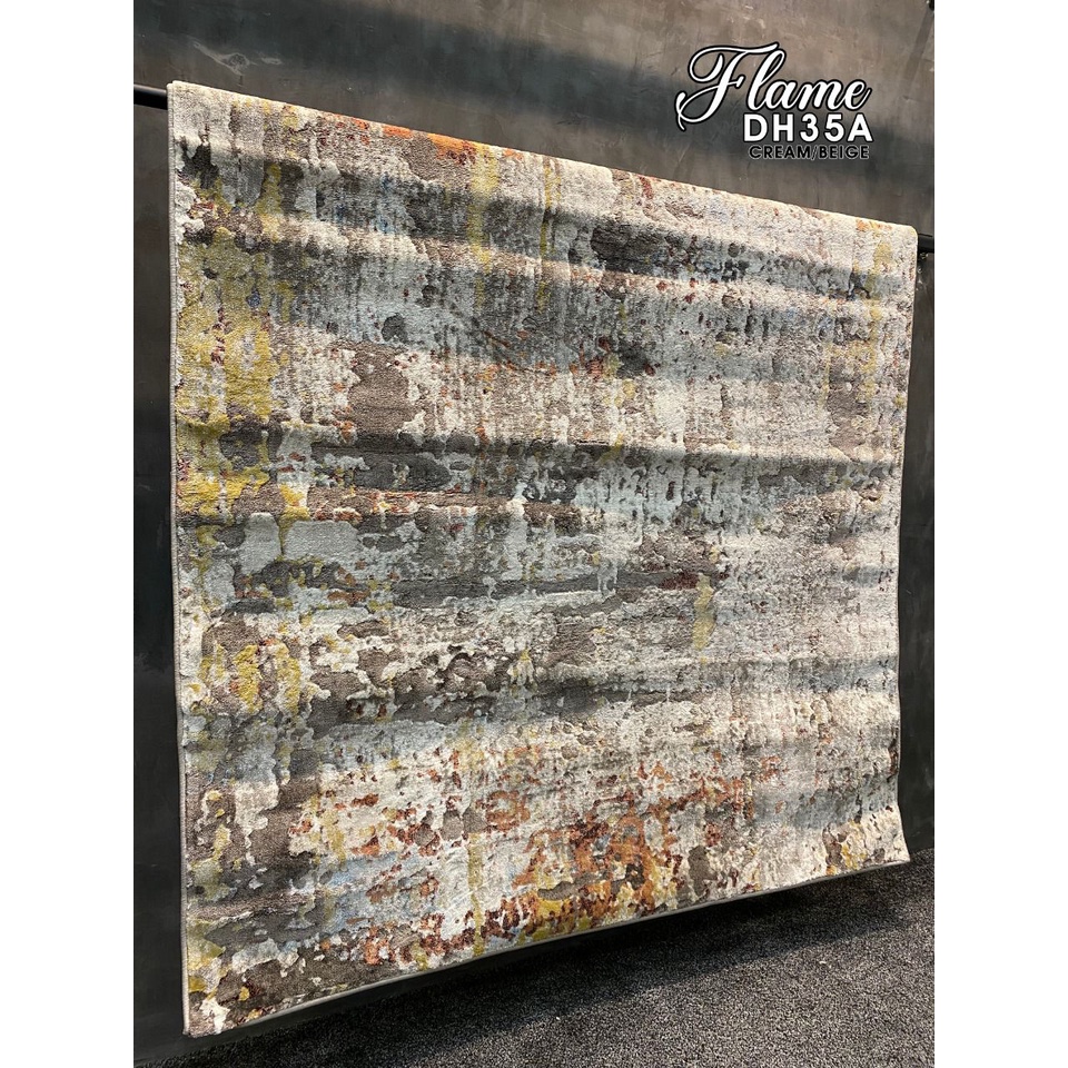 Jual Karpet Modern Minimalis Flame DH35A 160x230 Shopee Indonesia
