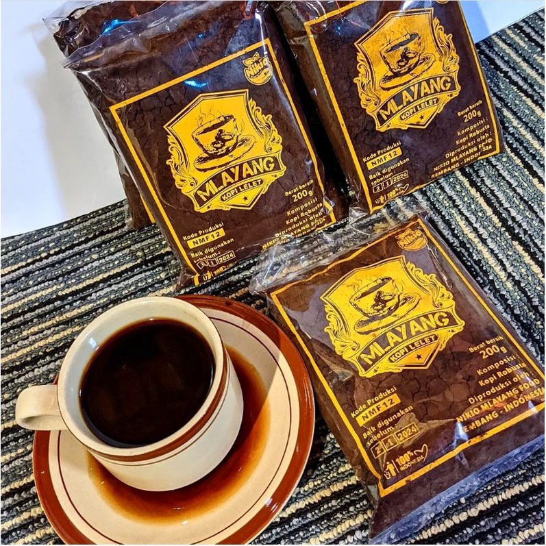 Jual Kopi Lelet Khas Lasem Mlayang 200gram Shopee Indonesia