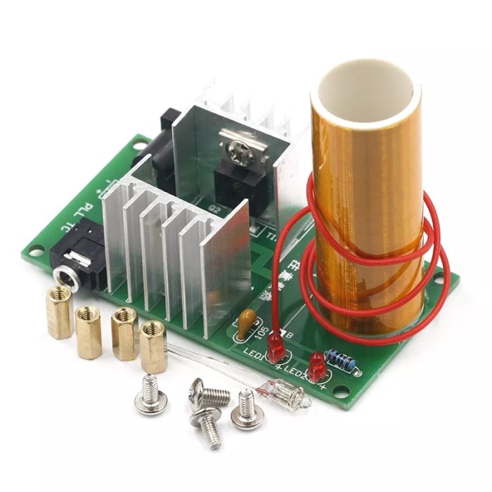 Jual Music Tesla Coil Plasma Audio Speaker DIY KIT High Voltage