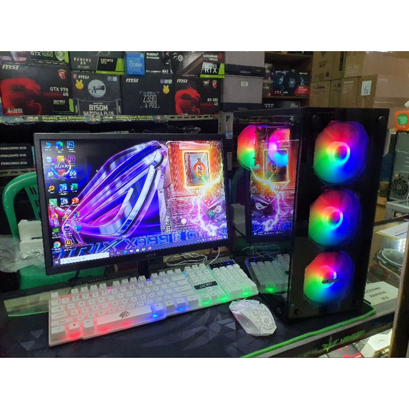 Jual CPU PC GAMING FULLSET Core i7 860 Ram 16GB Vga gt1030 2GB DDR5 ...
