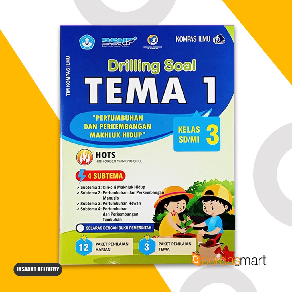 Jual Buku Pelajaran Sd Drilling Soal Kelas Sd Mi Tema Shopee