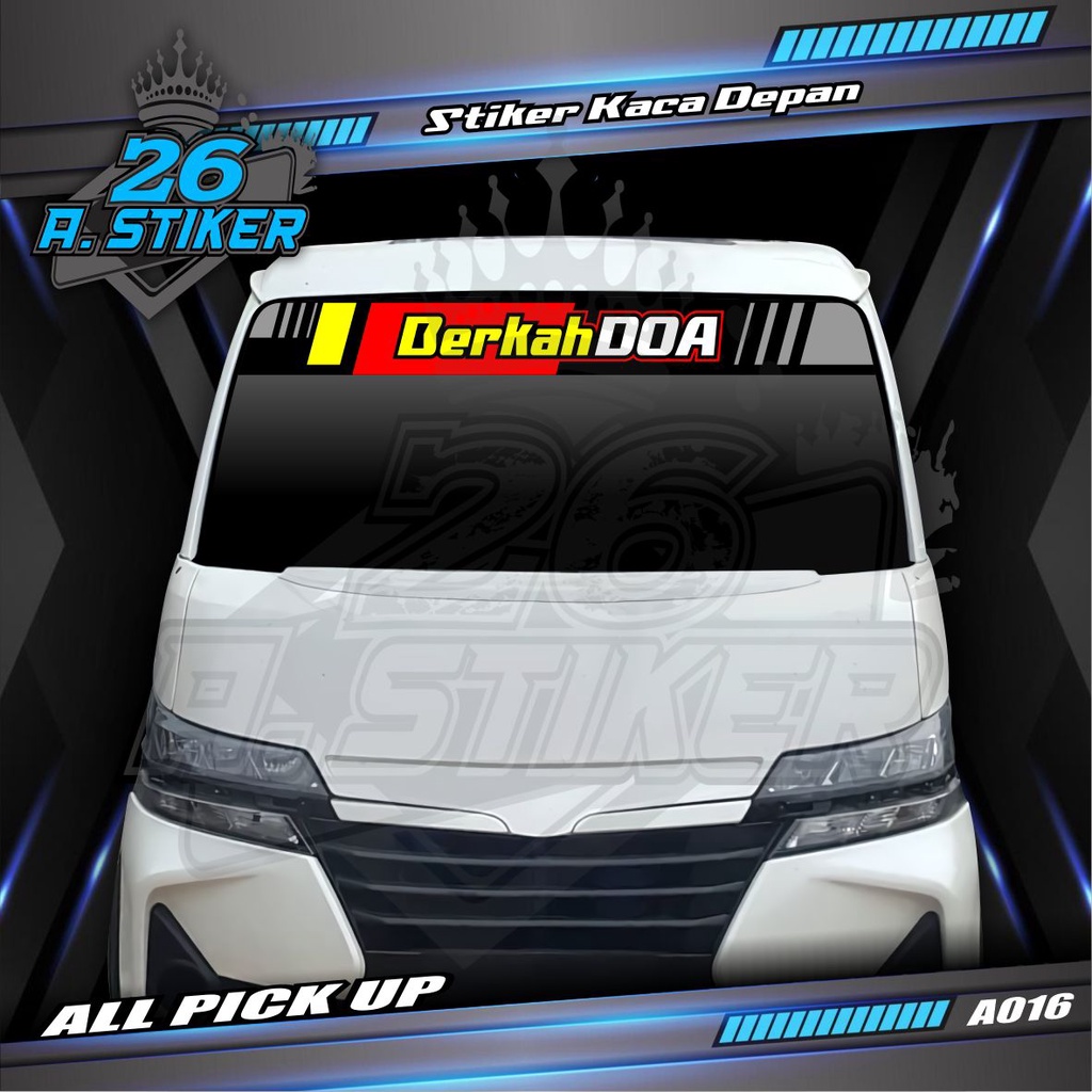 Jual Stiker Decal Kaca Depan All Pick Up BERKAH DOA L300, FUTURA ...