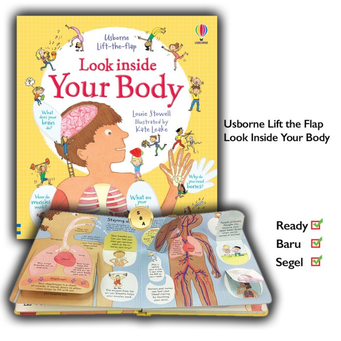 Jual Buku Usborne Look Inside Your Body With Over 100 Flaps To Lift ...