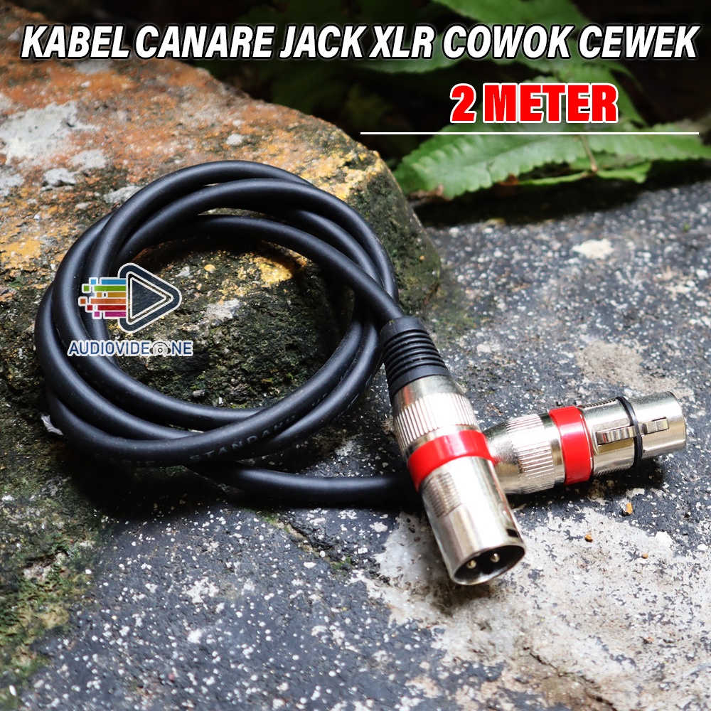 Jual Kabel Mixer Crossover Equalizer Canare Jack Canon Xlr Cowok Cewek