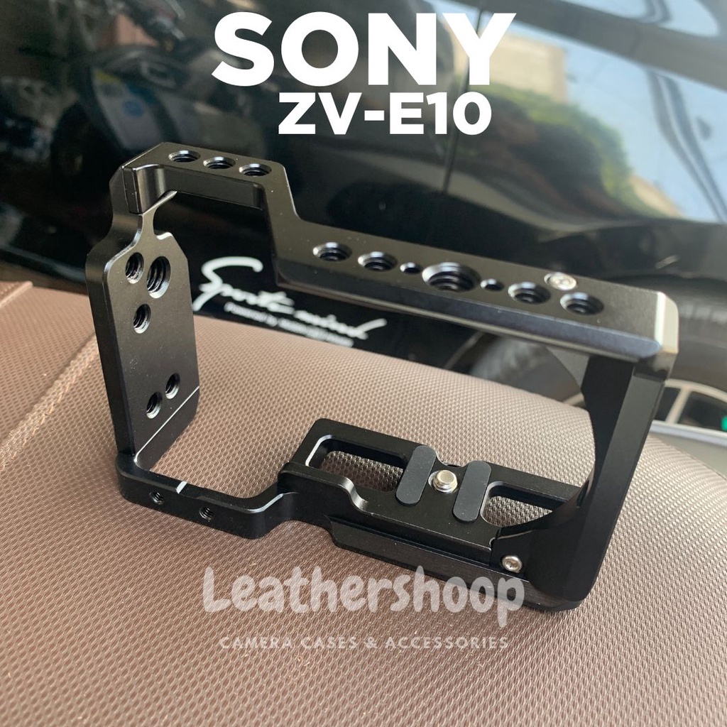 Jual Cage Rig SONY ZVE10 ZV-E10 Bracket Plate Vloging | Shopee Indonesia