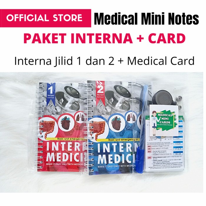 Jual Buku Kedokteran Original Termurah Paket Buku Medical Mini Notes ...