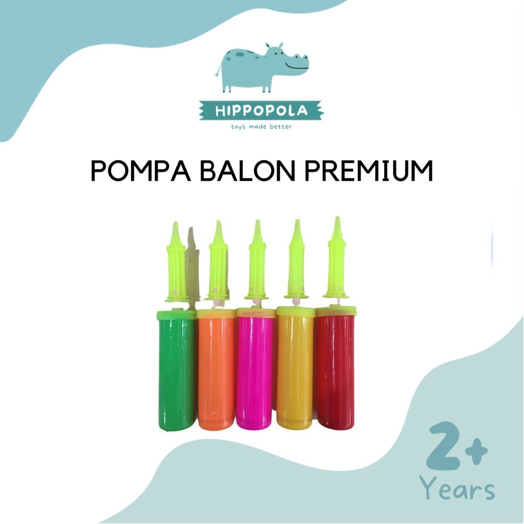 Jual Hippopola Pompa Balon Premium / Pompa Balon Tangan / Manual Hand ...