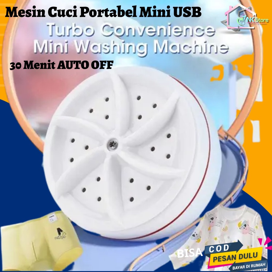 Jual Mesin Cuci Mini Portable Portebel Usb Washing Machine Ultrasonic ...