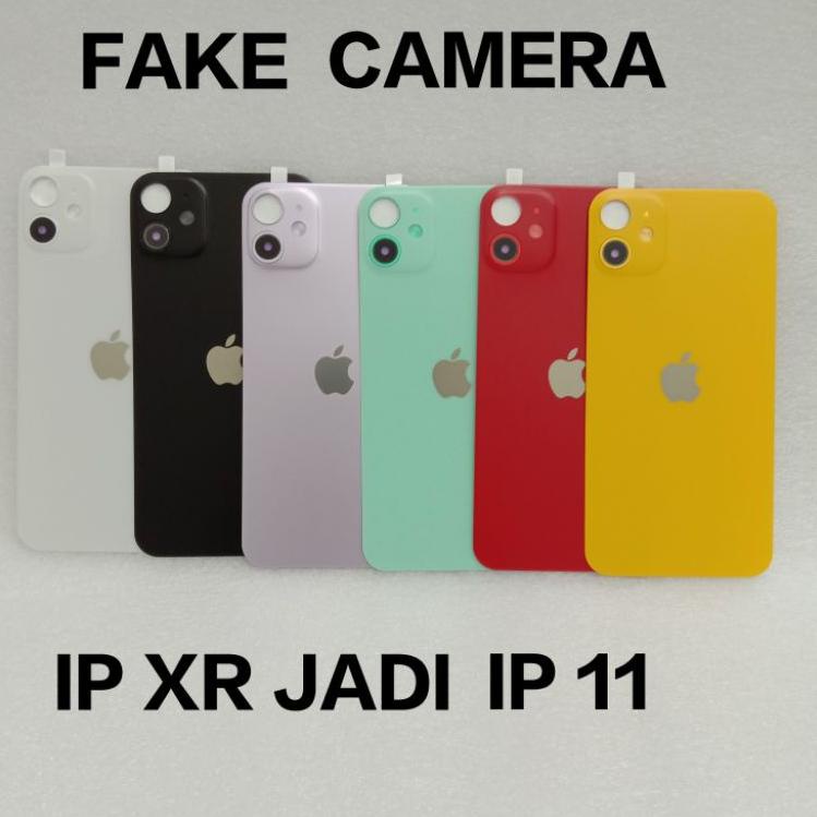 Jual Rekomendasi FAKE CAMERA IP XR JADI IP 11 FULL STIKER BACK DOOR