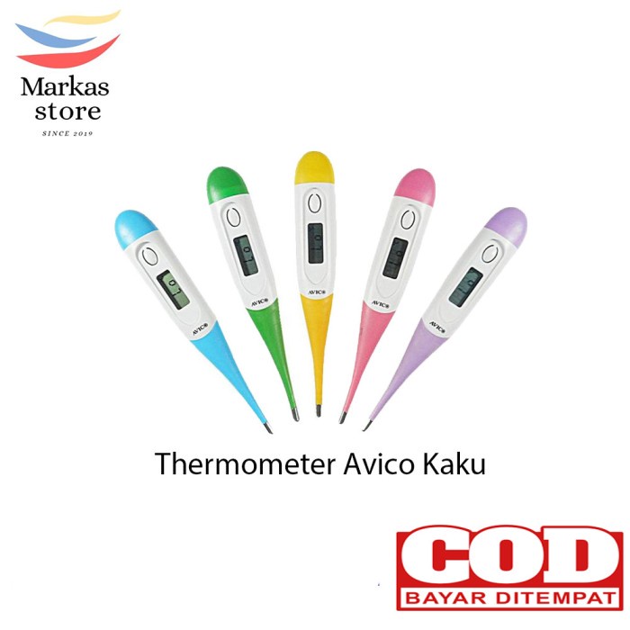 Jual Gaya Termometer Digital Avico / Thermometer Pengukur Suhu Tubuh