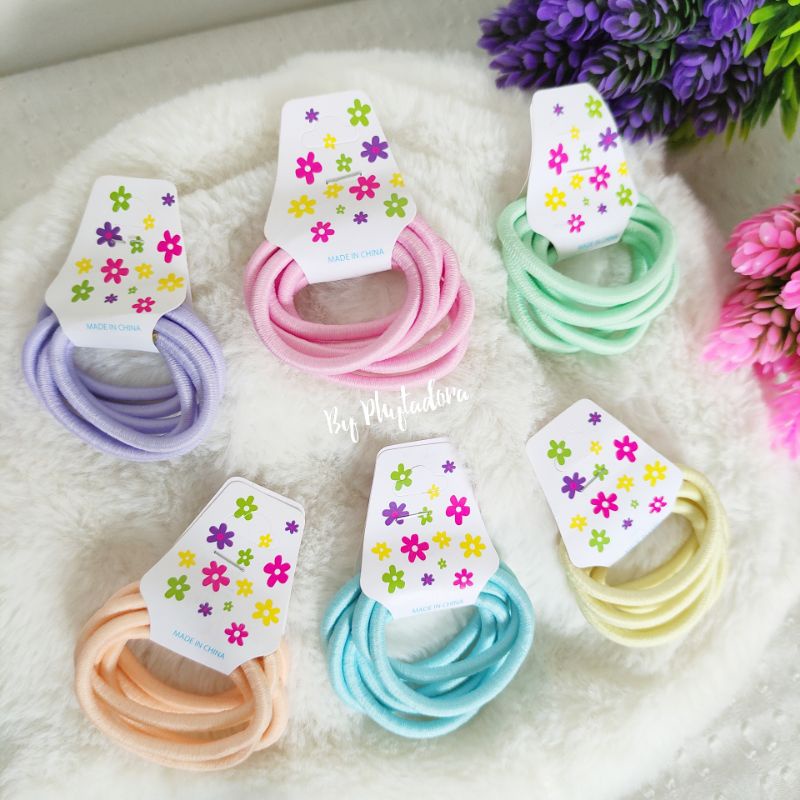 Jual Ikat Rambut Isi 6 Kunciran Karet Series | Shopee Indonesia