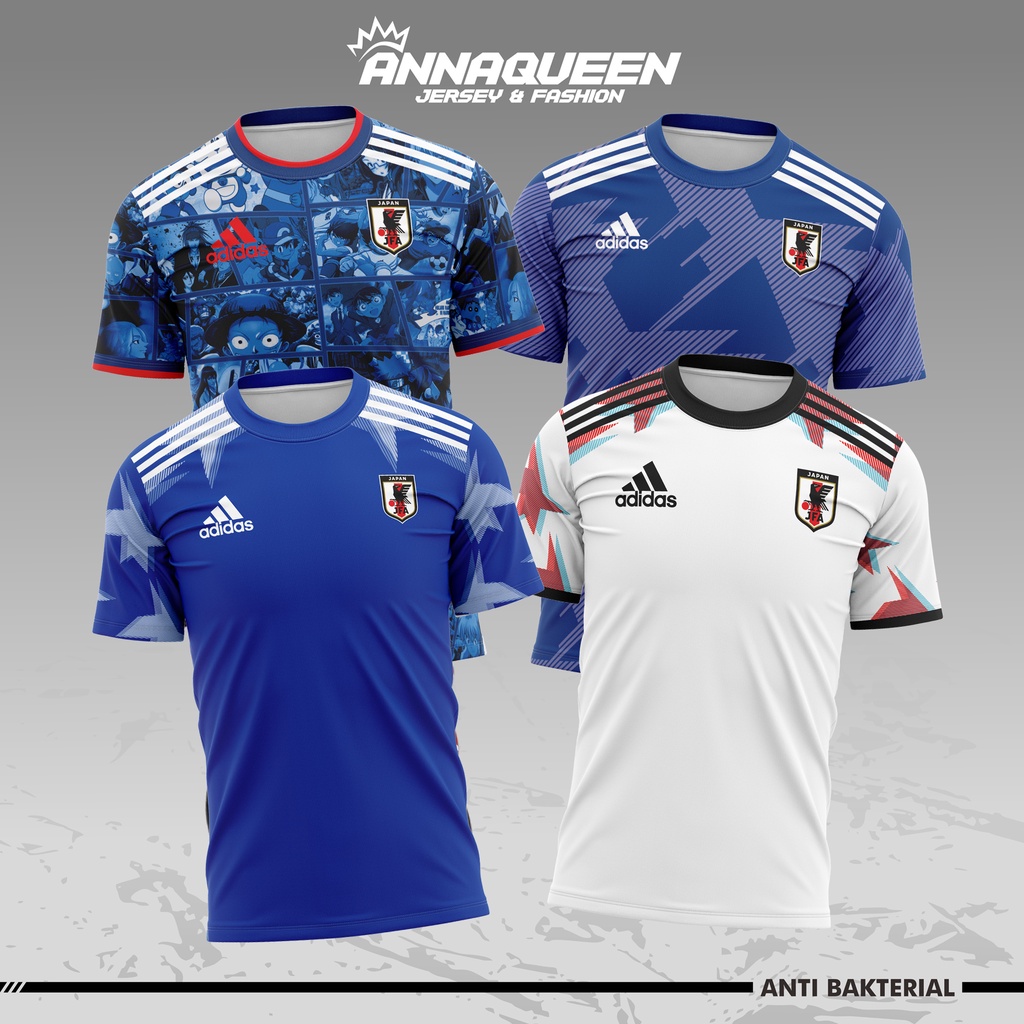 Jual JERSEY BAJU KAOS SEPAK BOLA TIMNAS JEPANG JAPAN ANIME VERSION