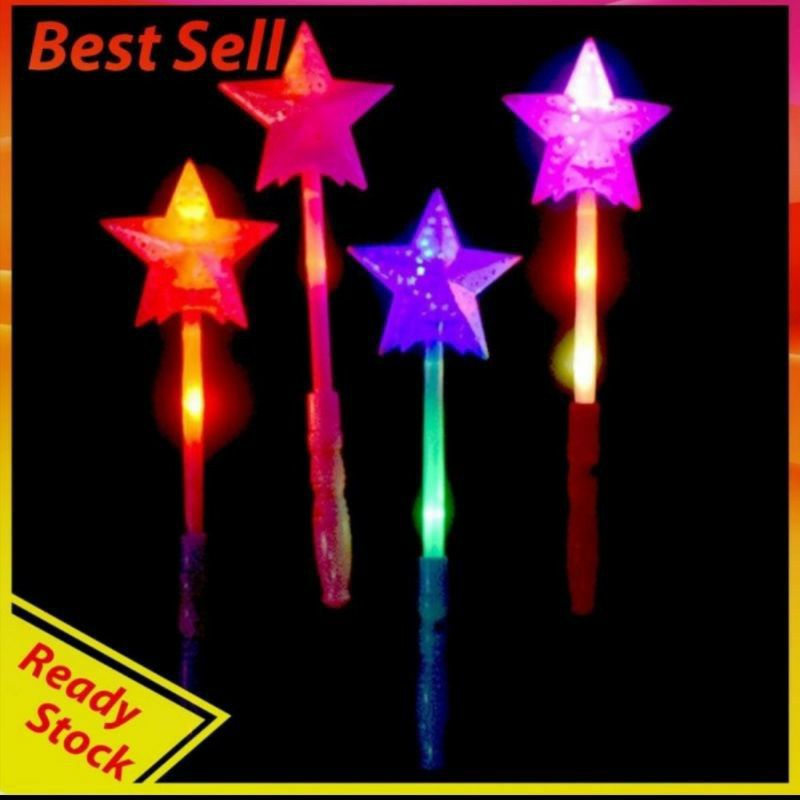 Jual (35cm) FLASH STICK STIK LAMPU PERI LED TONGKAT PLASTIK MAINAN ANAK ...