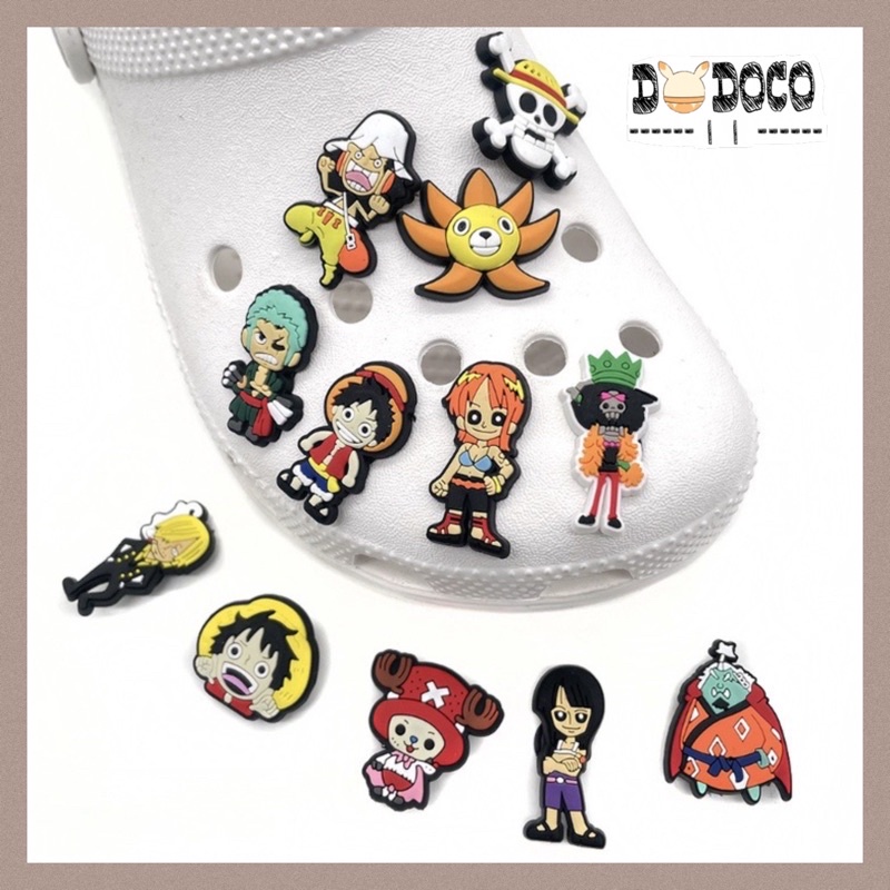 Jual Jibbitz crocs anime one piece charm pin sandal - 4 - Kab. Klaten -  Sampunjr