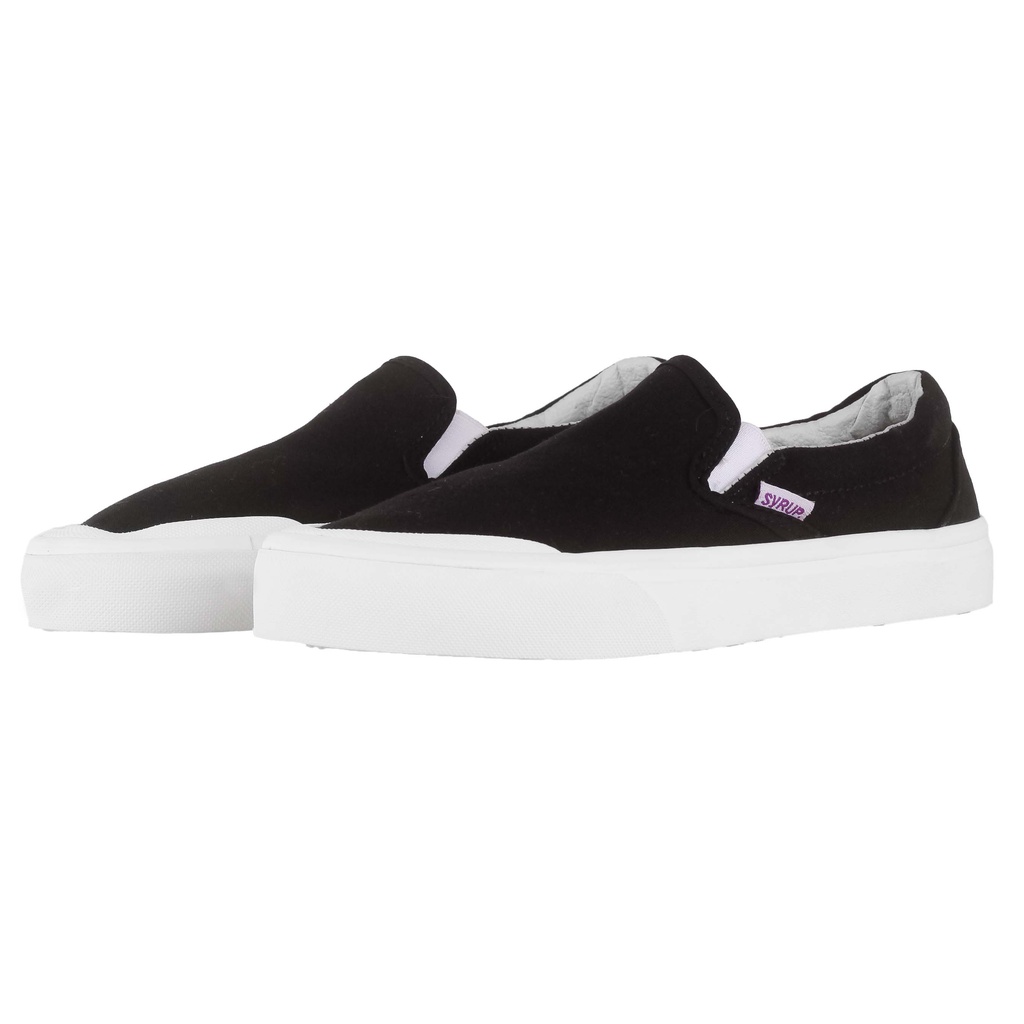 Jual Syrup Supply slipon PNP Plain Black V2 | Sneakers | Sepatu Unisex ...