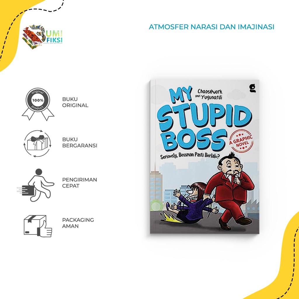 Jual My Stupid Boss A Graphic Novel - Chaos@work - Penerbit Gradien ...