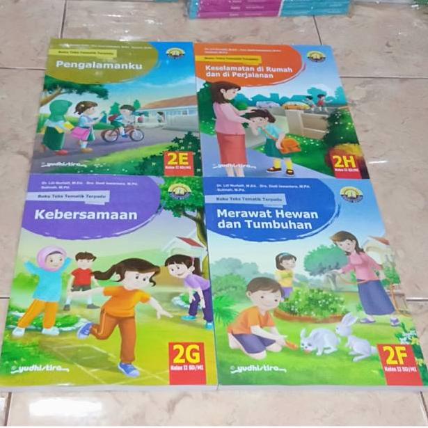 Jual Tematik Terpadu 2 E F G H Kelas 2 SD - MI K13 YUDHISTIRA ‣ LMG ...