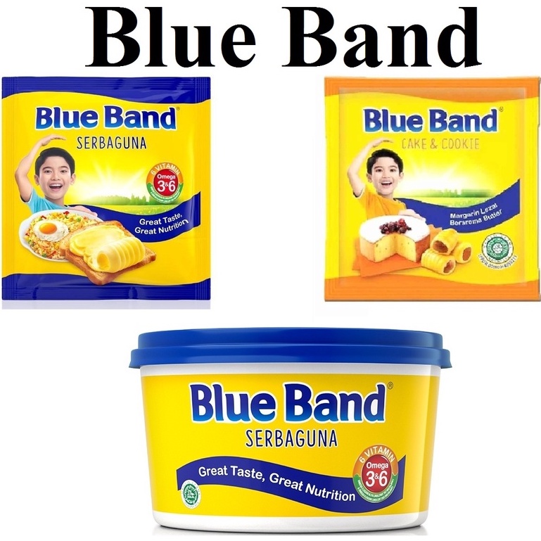 Jual Blue Band Serbaguna Sachet 200 Gr Dan Blue Band Serbaguna Cup 250