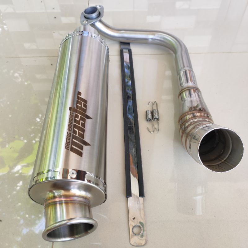 Jual KNALPOT MASTER RACING NEW JP TITANIUM FULL SYSTEM MATIC SERIES ...