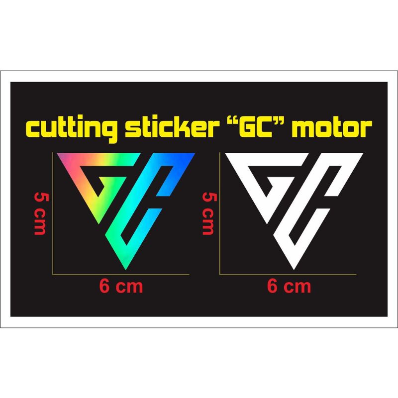 Jual STIKER STICKER Cuting cutting Viral GC Motor Hits Scoopy Vario ...