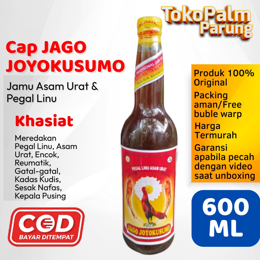 Jual Jamu Tradisional Jawa Asli Cap Jago Joyokusumo Pegal Linu Asam