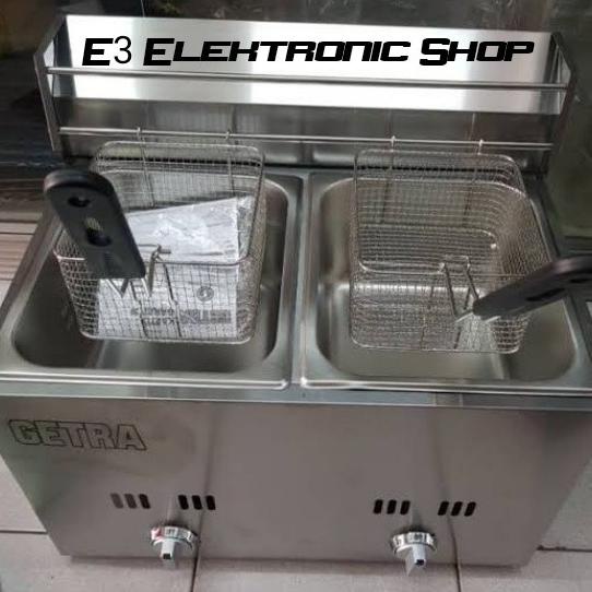 Jual Getra Gas Deep Fryer Gf 102G 2 Tank 10 Liter Stainless | Shopee ...