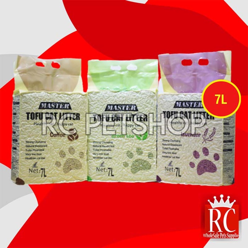 Jual Master Tofu Soya Cat Litter Pasir Gumpal Kucing 7 Litter | Shopee ...