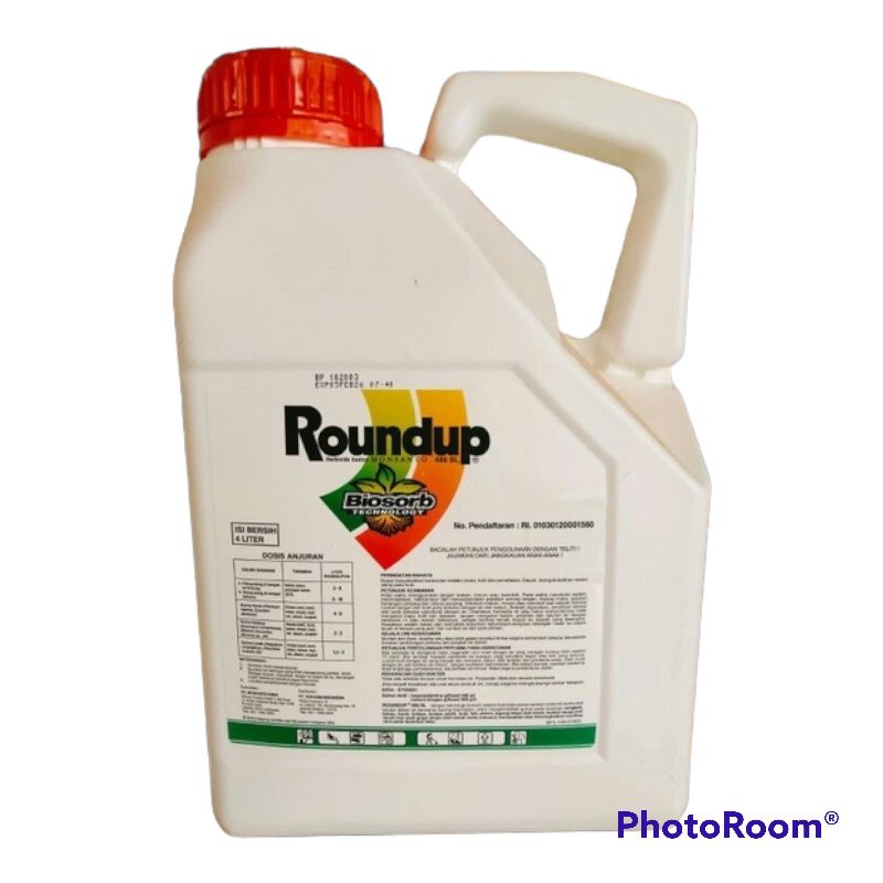 Jual herbisida roundup 486 sl 4 Liter//racun rumput | Shopee Indonesia