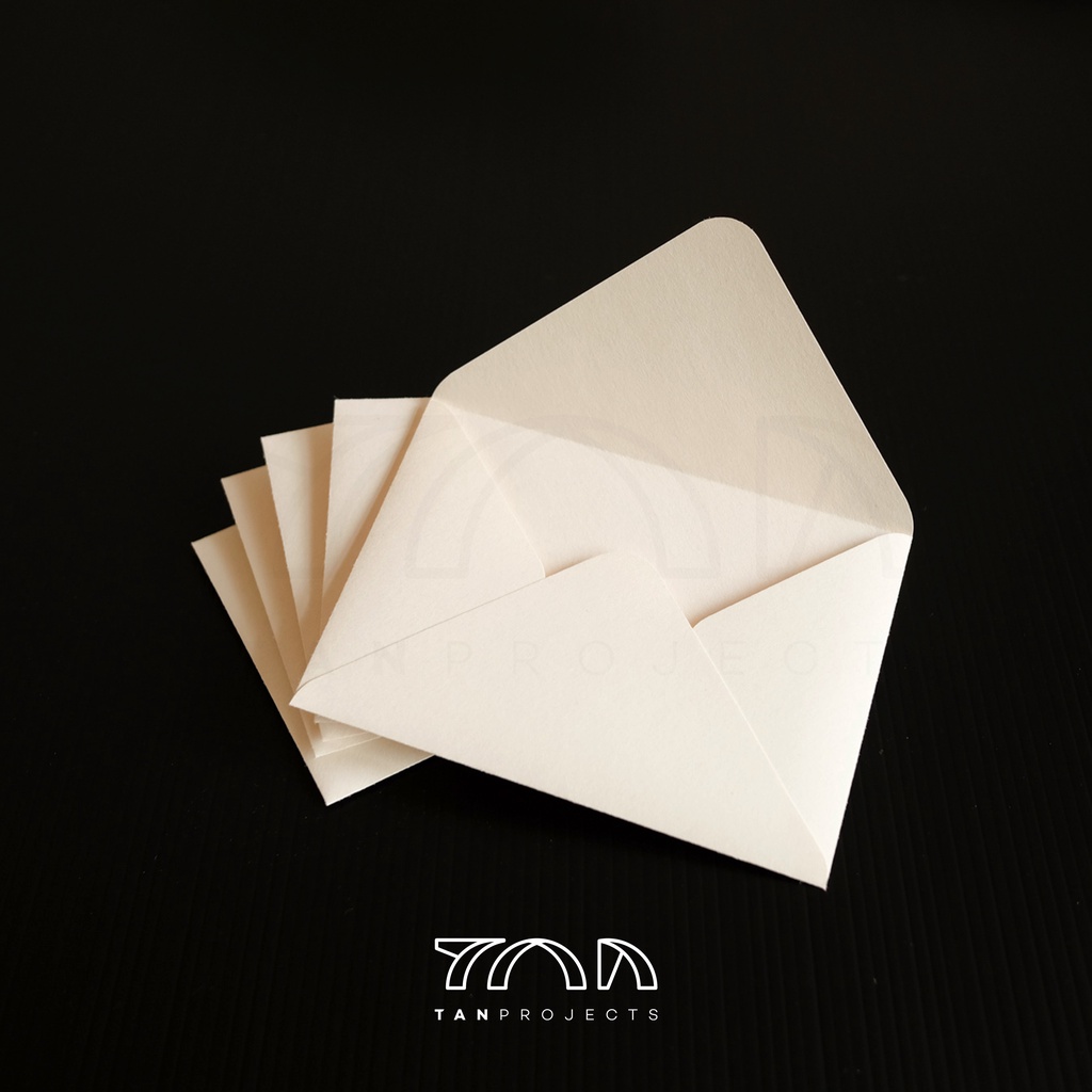 Cards & Crafts 50 Mini Envelopes - C7-8.2x11.5cm - 120 GSM - (Cream