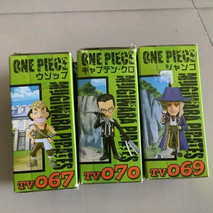 Jual WCF Usopp + Captain Kuro + Jango SET ORIGINAL ONE PIECE series ...