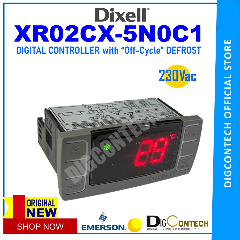 Jual XR02CX DIXELL Digital Thermostat Controller XR02CX5N0C1 1 NTC