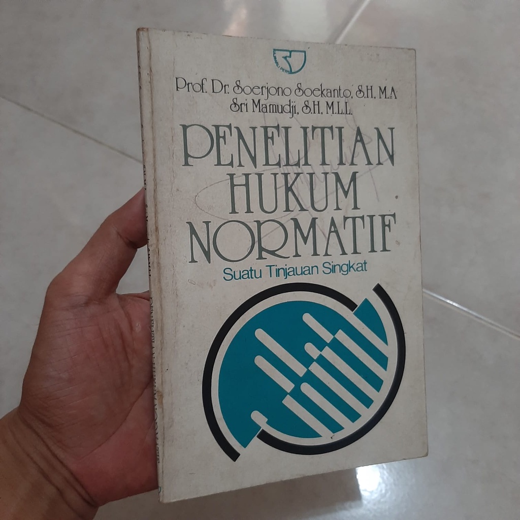 Jual Penelitian Hukum Normatif Suatu Tinjauan Singkat By Soerjono