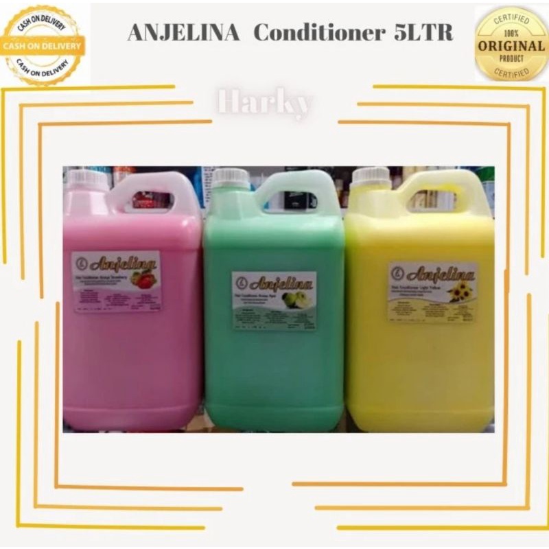 Jual Anjelina Conditioner 5liter drigen 5ltr kondisioner salon hotel