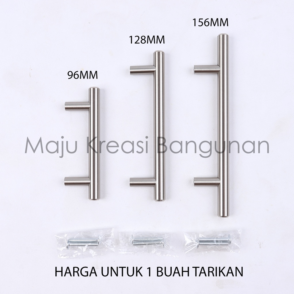 Jual Tarikan Besi Steel Handle Pintu Laci Sliding Pegangan Lemari