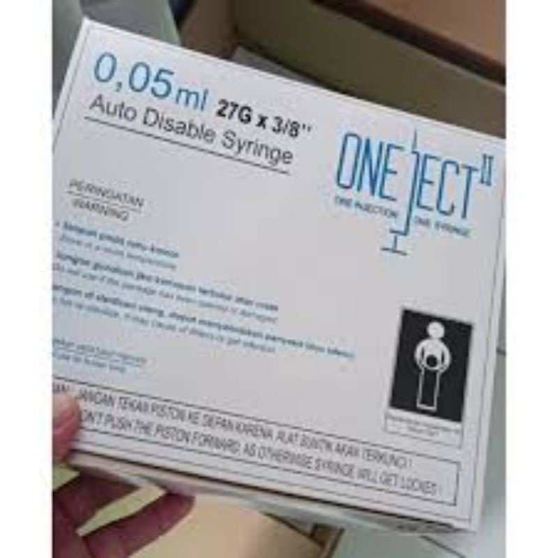 Jual Spuit 0,5 ml dan 0,05 ml ONEJECT | Shopee Indonesia