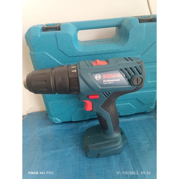 Jual BOSCH GSB 180 LI 18V Cordless Impact Drill/ Bor Tembok Baterai ...