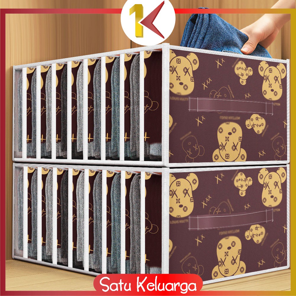 Jual SK-C648 Storage Box Kotak Penyimpanan Bra BH Celana Dalam 7 9 ...