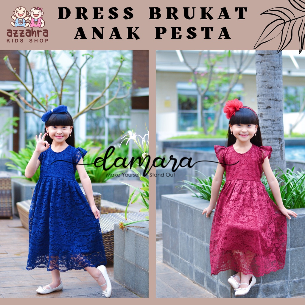 Jual DRESS BRUKAT PESTA ANAK PRINCESS PREMIUM Shopee Indonesia