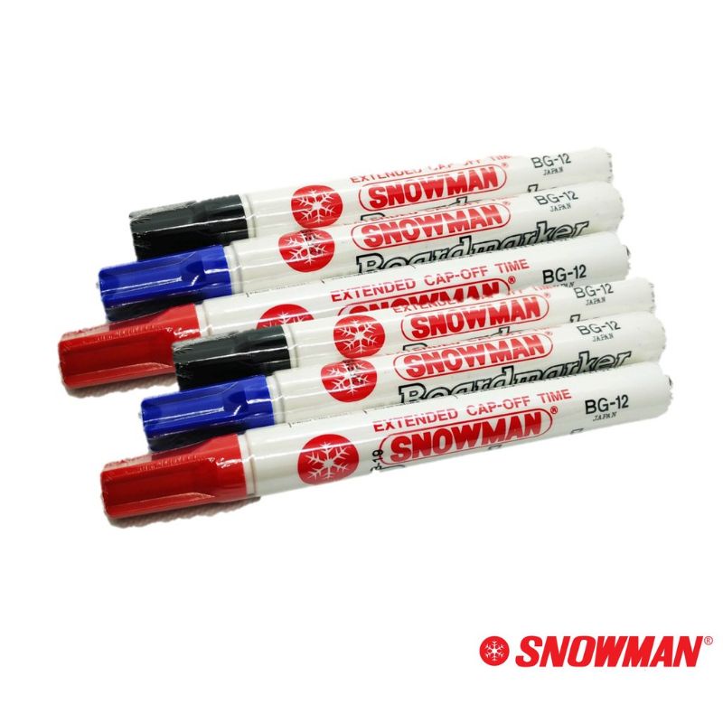 Jual Spidol Whiteboard Snowman Marker Bg Spidol Papan Tulis Shopee Indonesia